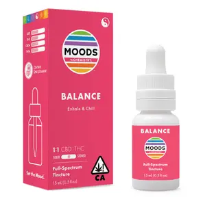 Moods | Tincture | .5oz | CBD:THC | Balance