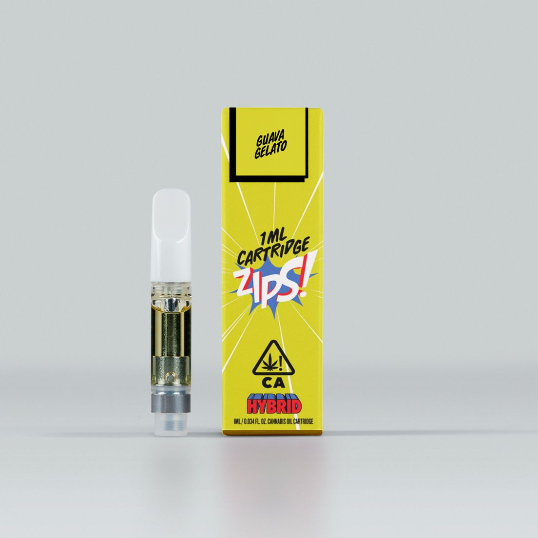 Guava Gelato 1ml Hybrid Cartridge