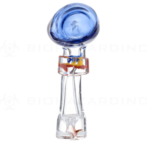 5" HEAVY HEAD BULDGE PIPE BLUE