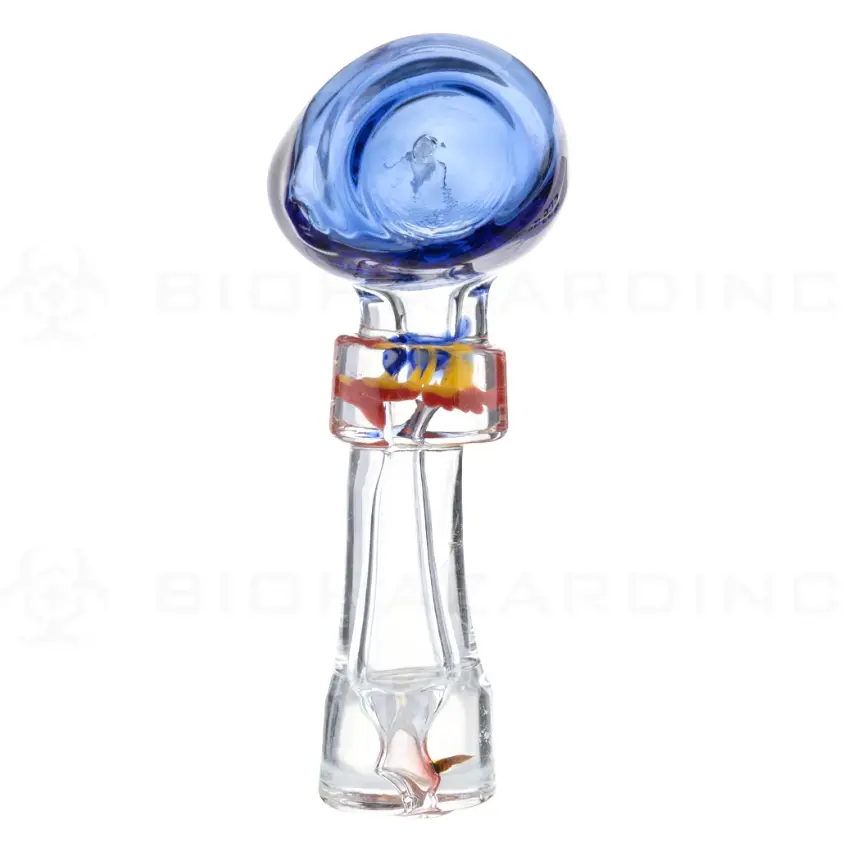 5" HEAVY HEAD BULDGE PIPE BLUE