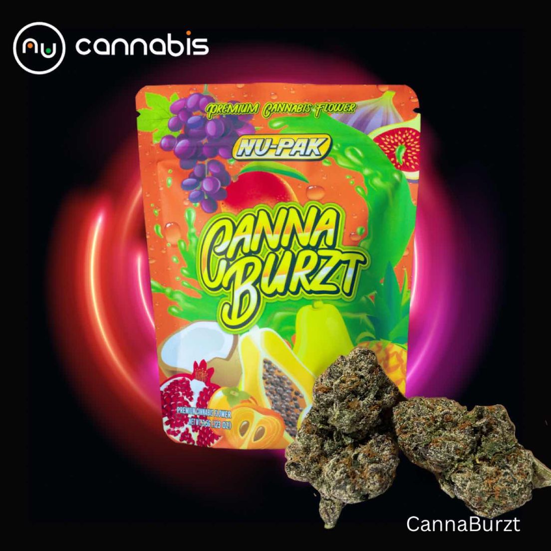 NuCannabis - Canna Burzt (Lemon Cherry Gelato) 14g - PREMIUM INDOOR FLOWERS