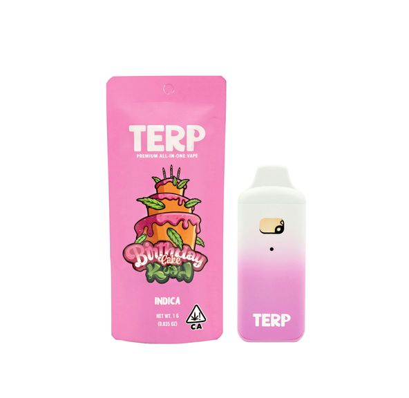 Terp | AIO Vape | 1g | Distillate | Birthday Cake Kush