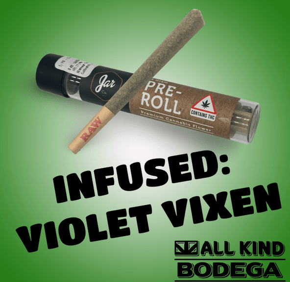 Infused - Violet Vixen 1g Preroll (@jarcannabis2.0)