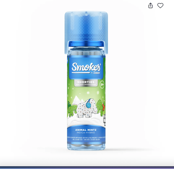 Smokers By Sauce 5PK Preroll Animal Mints