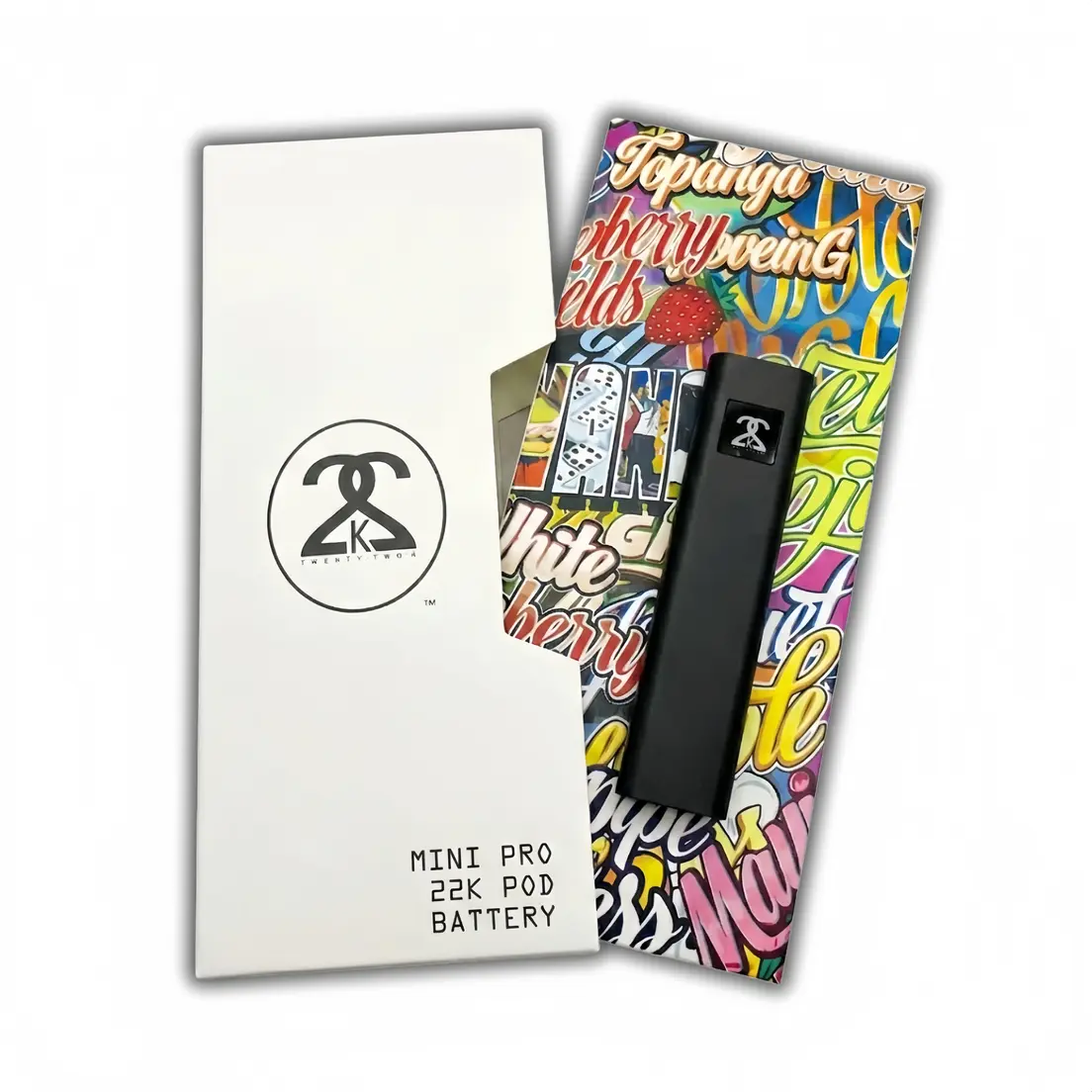 22K | Battery | PlugPlay Compatible | For Pods | Mini Pro | Black