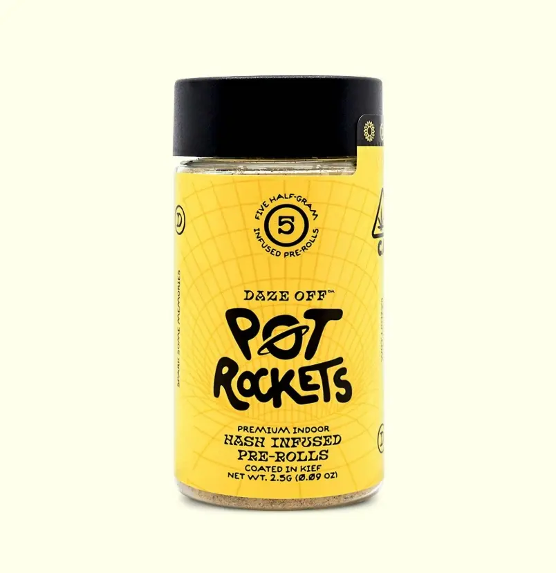 Daze Off - Haze Pot-Rocket Infused Preroll 5 Pack 2.5g