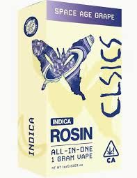 CLSICS - 1g Live Rosin AIO (Space Age Grape)