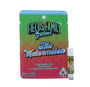 Fields Family Farmz Blu Watermelon 1g Liquid Diamond Cartridge 91%