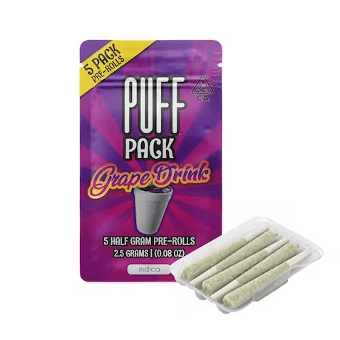 Puff - Grape Drink - Preroll 5 pack 2.5g