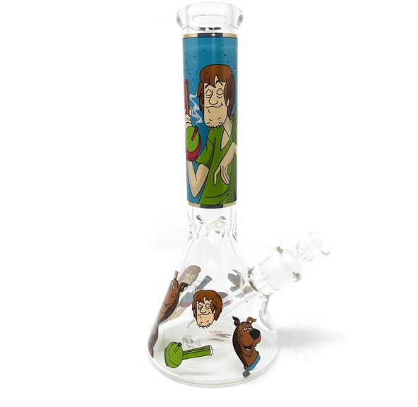 14'' 9MM Glass Bong, Scooby-Doo