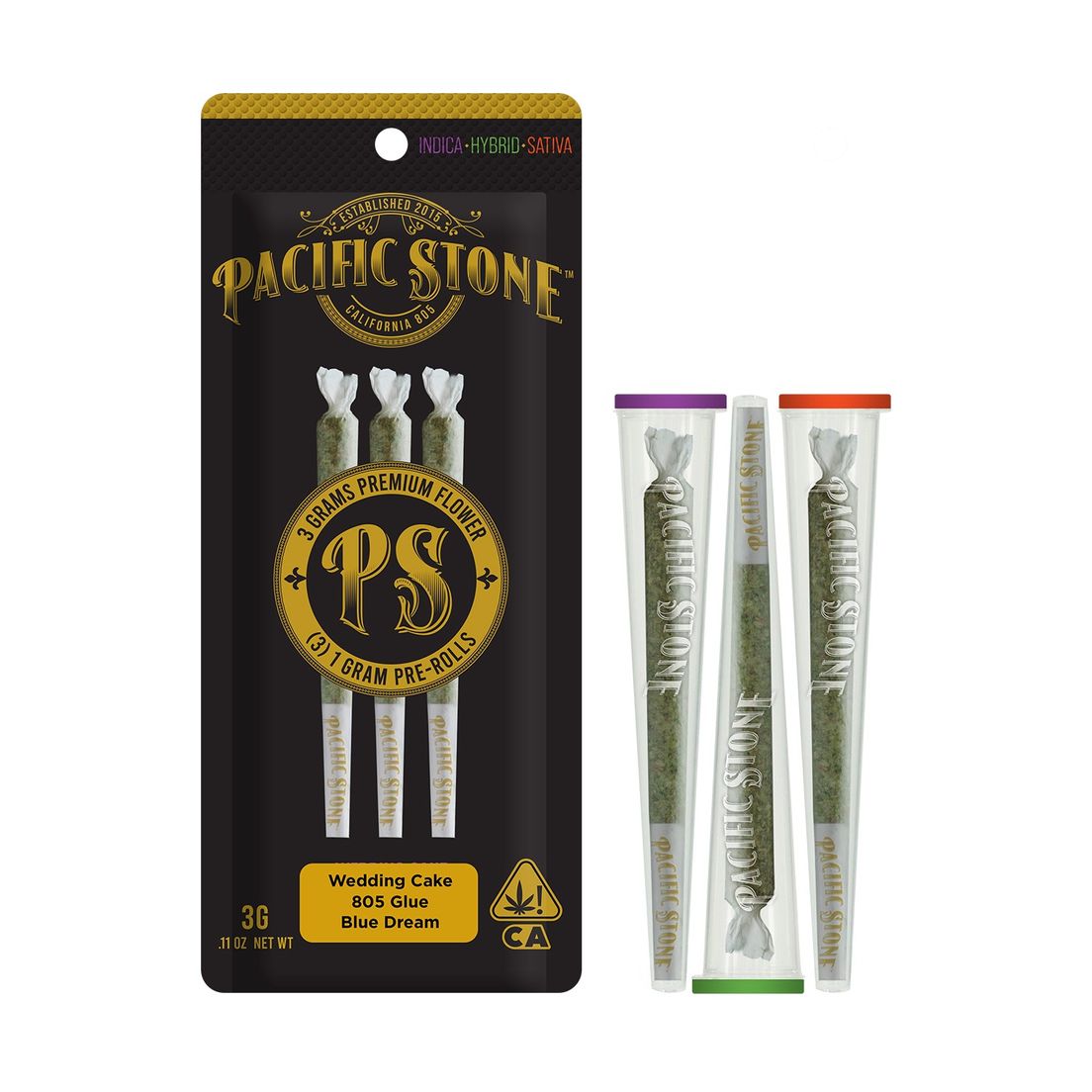 Pacific Stone Pre-roll Variety Pack 3g