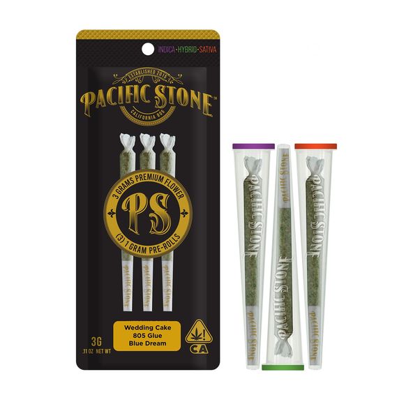 Pacific Stone Pre-roll Variety Pack 3g