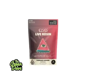 ClSICS - Watermelon Haze Live Rosin - Gummies - 10PK - 100MG****