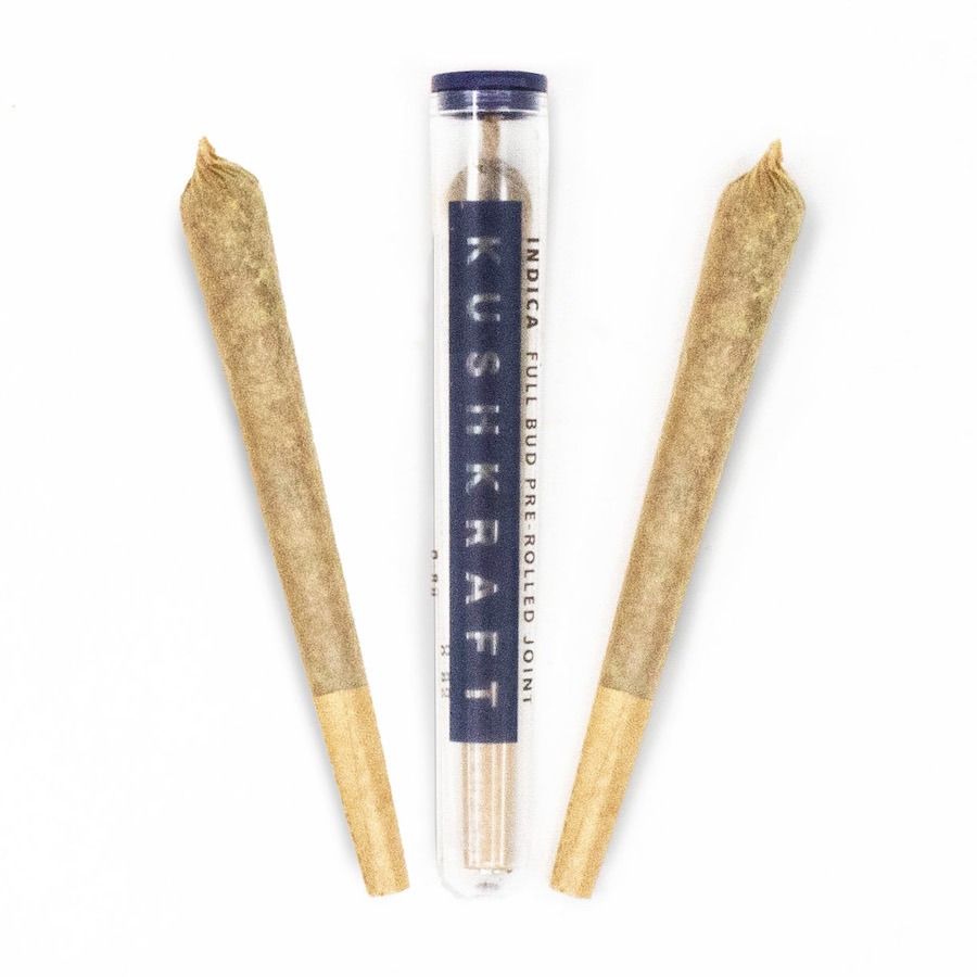 0.8g Platinum Pink Indica Pre Roll by KushKraft