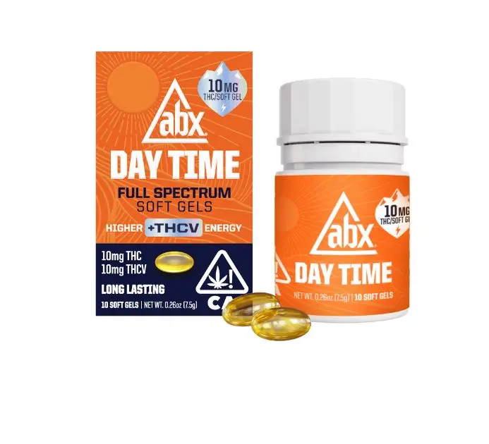 Absolute Xtracts Day Time Soft Gels 10pk 10mg THC/10mg THCv
