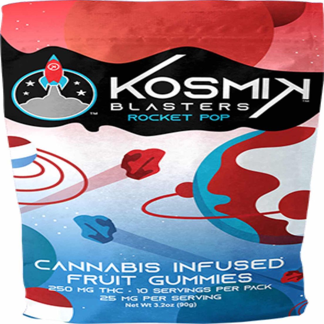 Kosmik - 250mg Gummies - Rocket Pop