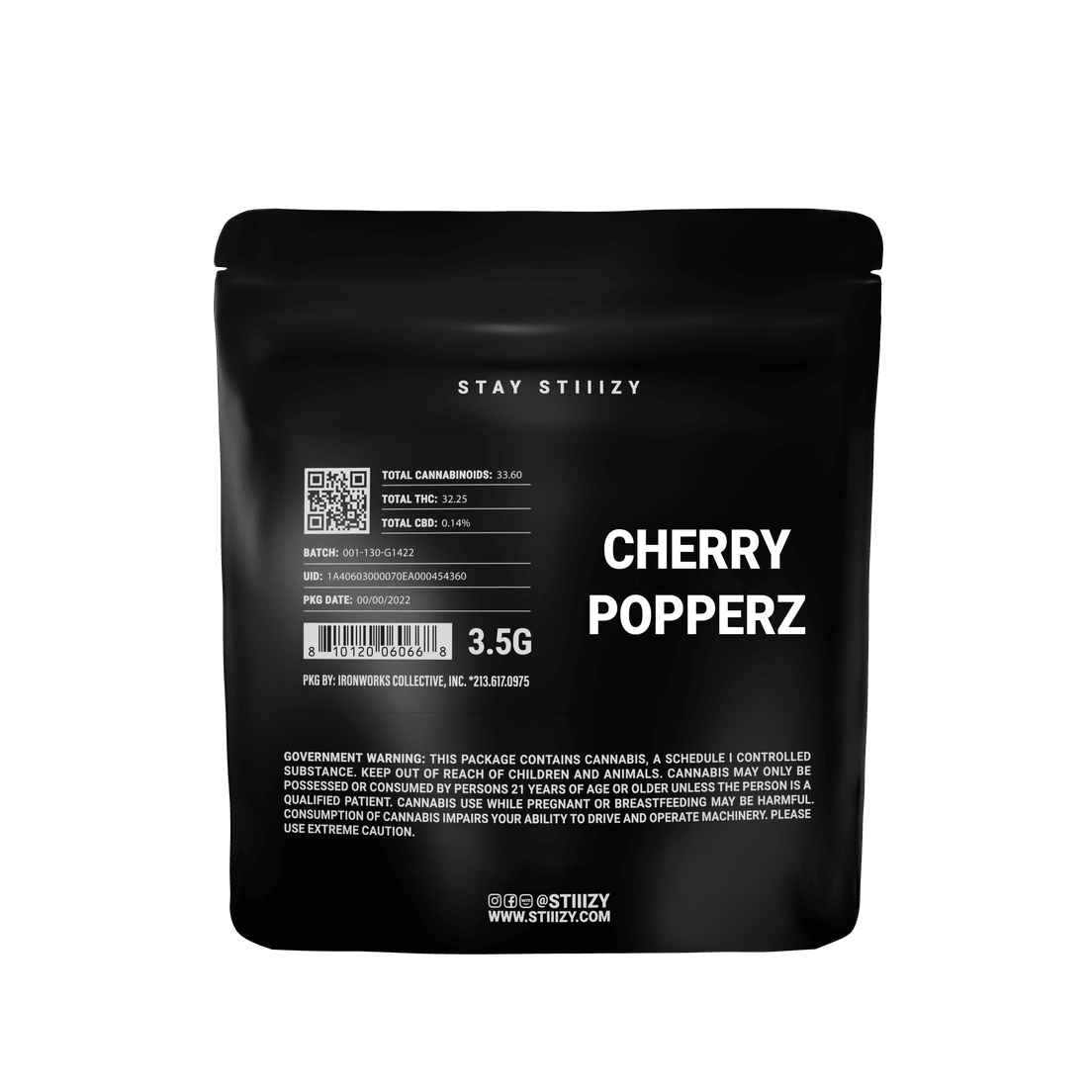 3.5G BLACK LABEL - CHERRY POPPERZ