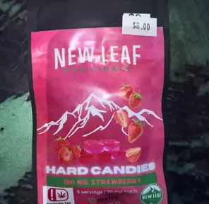 100mg Strawberry Hard Candy