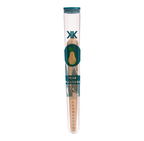 0.8g Pear Pleasure Hybrid Pre Roll by KushKraft