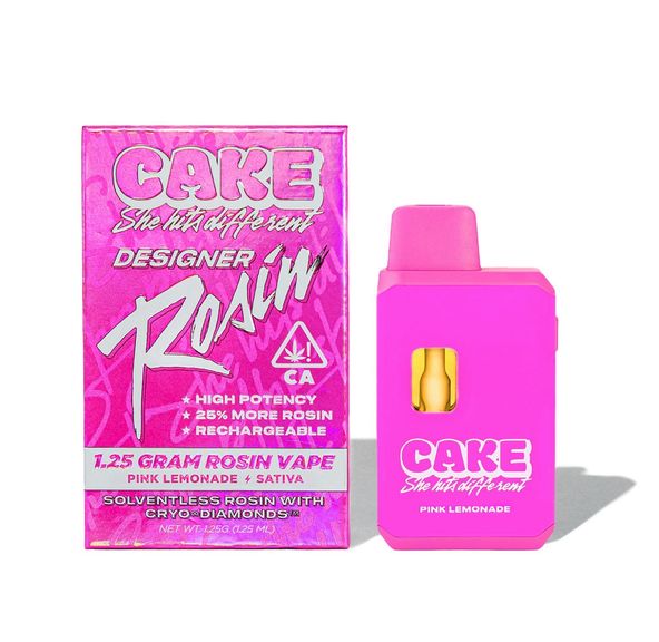 Cake Rosin AIO Vape Pink Lemonade 1.25g