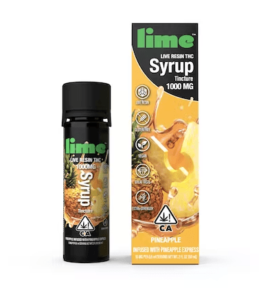 1000mg Live Resin THC Syrup Tincture | Pineapple
