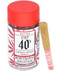 Stiiizy 40's 5pk Strawberry Cough $24