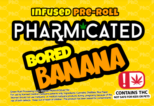 PHARMICATED BORED BANANA INFUSED PREROLL 1.5G