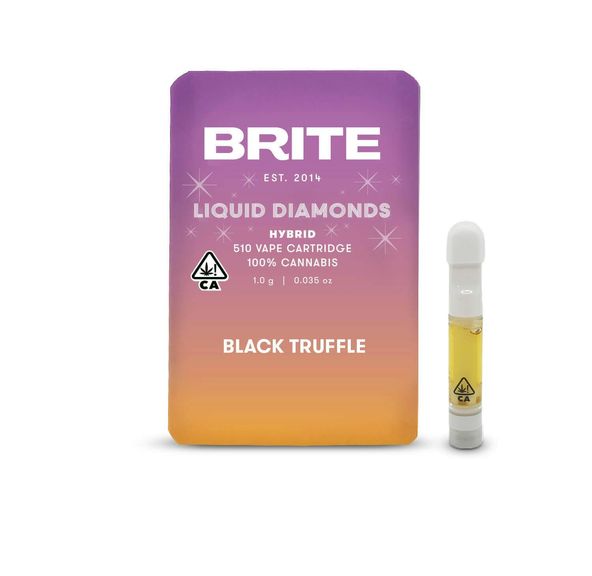 Brite Labs Black Truffle 1g Liquid Diamonds Cartridge 80%