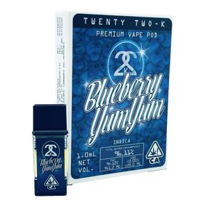 22K | PlugPlay Compatible | Pod | 1g | Distillate | Blueberry Yum Yum