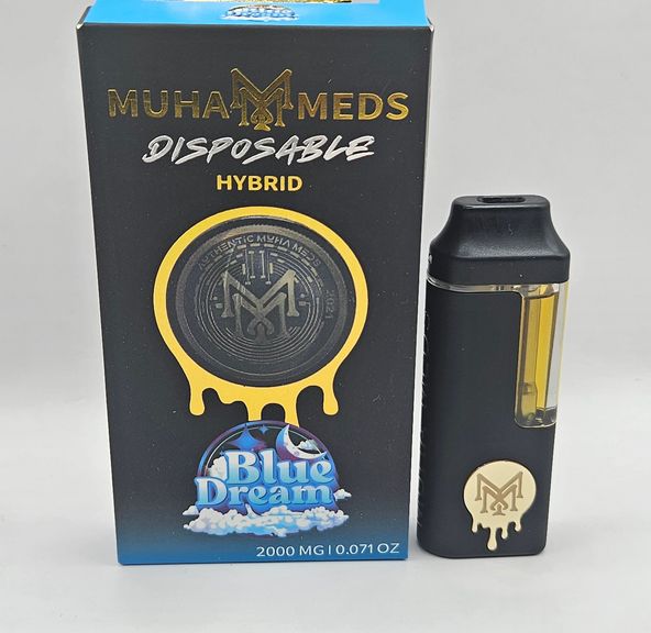 muha meds blue dream vape MuhaMeds - Disposable - 2g main image 1