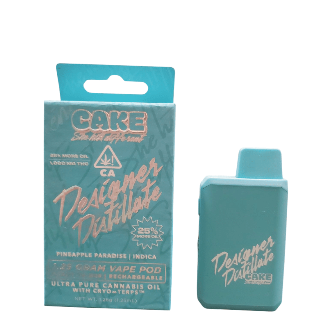 Cake - Pineapple Paradise Designer Distillate Disposable Vape 1.25g
