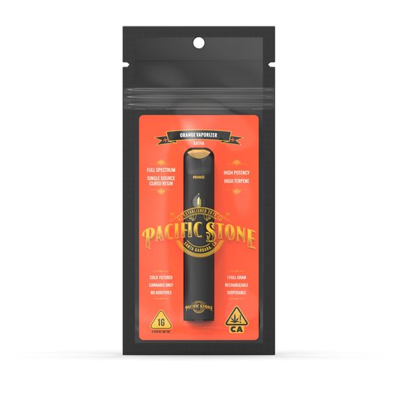 Pacific Stone Full Spectrum Disposable Vaporizer 1.0g Sativa Orange