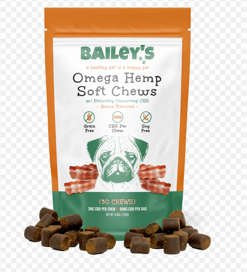 BAILEY'S- CBD SOFT CHEWS 90MG BACON FLAVOR