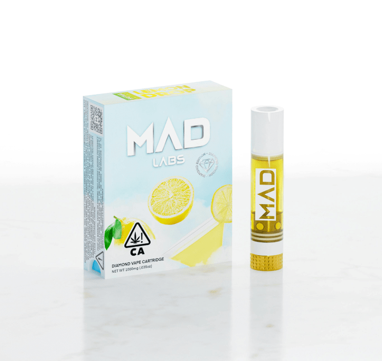 Mad Lab Diamonds 1G 510 Cart Lemon Drop