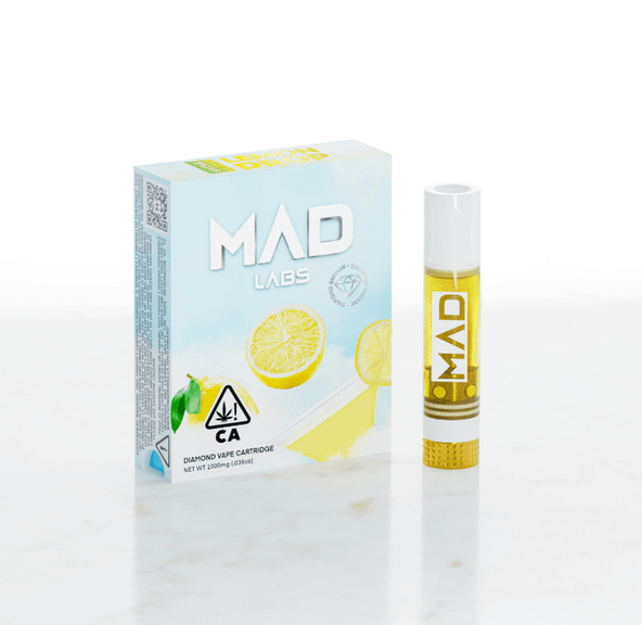Mad Lab Diamonds 1G 510 Cart Lemon Drop