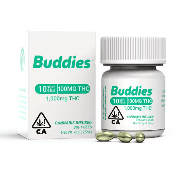 BUDDIES CAPSULES- 100MG (10PC)