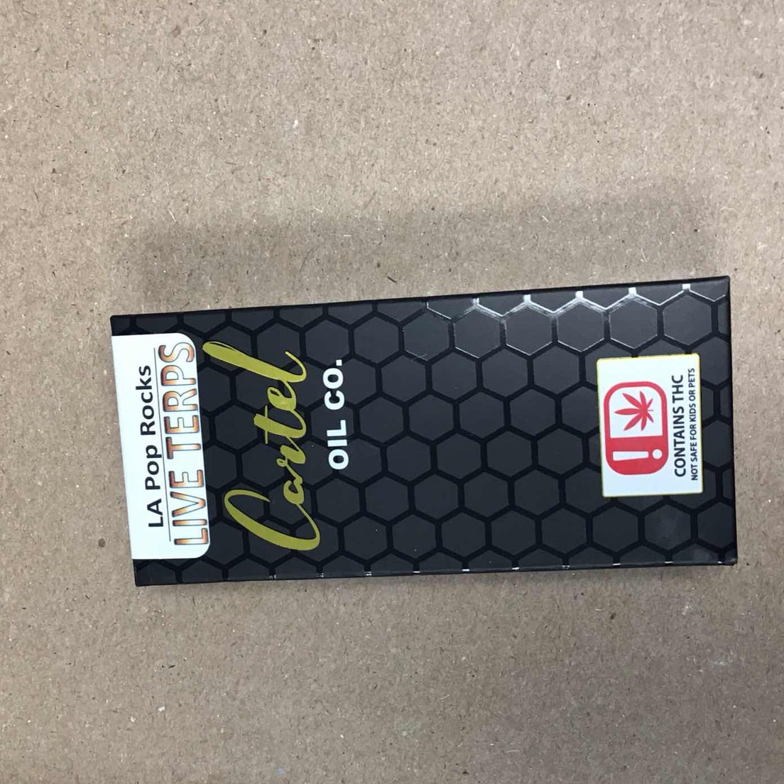 LA Pop Rocks Hybrid Live Terps Cartel Oil Co Cartridge 1g