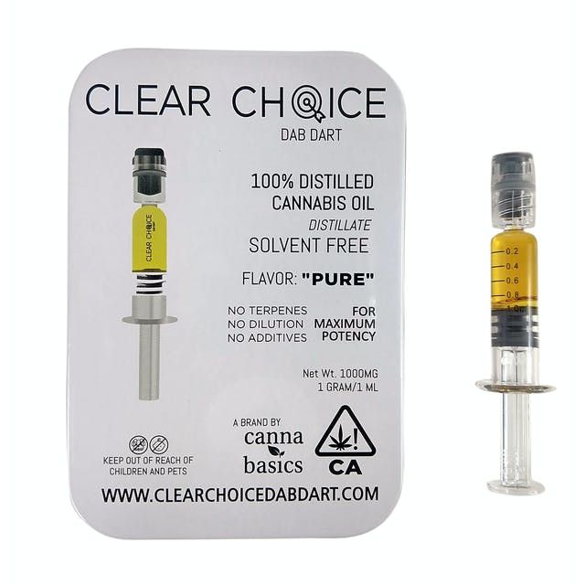 1.0mL Distillate Syringe Clear Choice