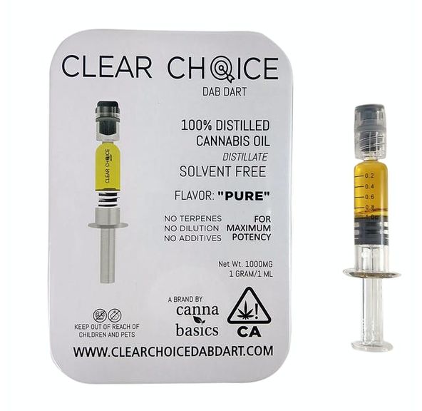 1.0mL Distillate Syringe Clear Choice