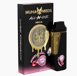 Muha Meds- Bubble Gum Burst Disposbale 1g (I)