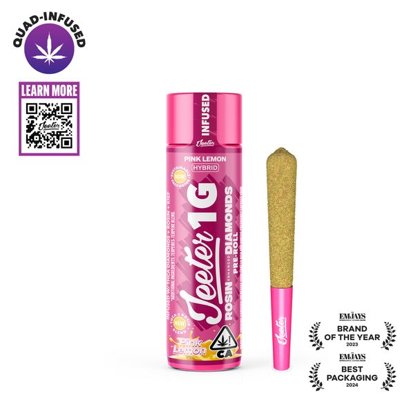 Jeeter | Quad Infused | Preroll | 1g | Pink Lemon