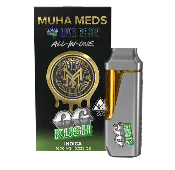 Muha | AIO Vape | 1g | Live Resin | OG Kush
