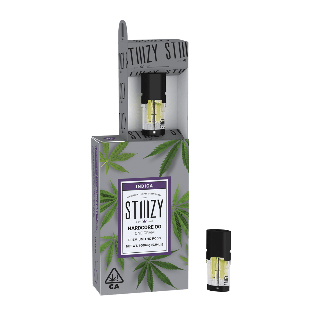 STIIIZY - 1G POD - HARDCORE OG (THC: 91.06% )