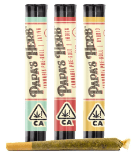 PAPA'S HERB DOSILATO 1g Pre Roll INDICA