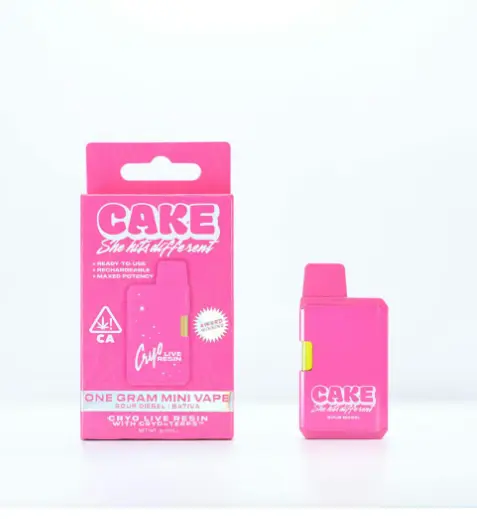 Cake - Sour Diesel Cryo Live Resin Mini Vape 1g