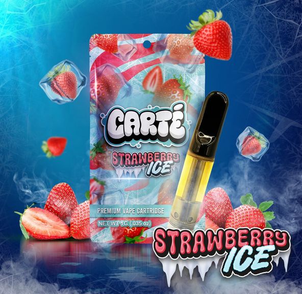 .⠀⠀CARTÉ 1g Strawberry Ice Cartridge