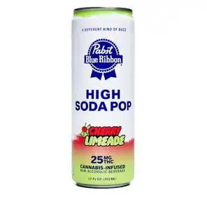 Cannabis Infused High SodaPop - Cherry Limeade | 25mg | Single Can 355.00 g