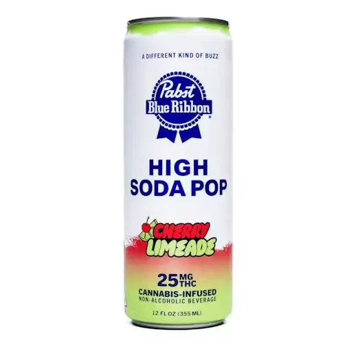 Cannabis Infused High SodaPop - Cherry Limeade | 25mg | Single Can 355.00 g