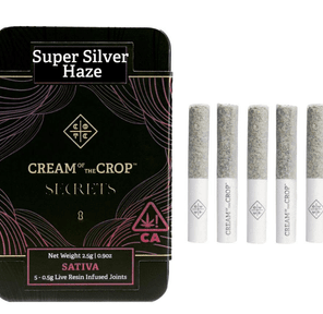 COTC SECRETS 2.5G 5CT- SUPER SILVER HAZE