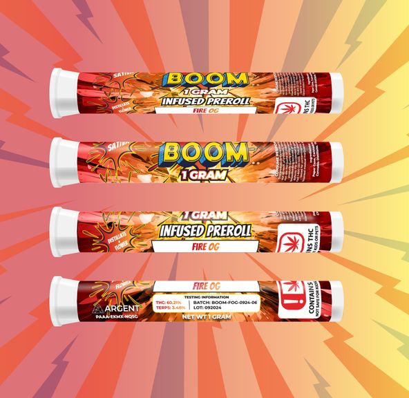 BOOM FIRE OG INFUSED PREROLL 1G